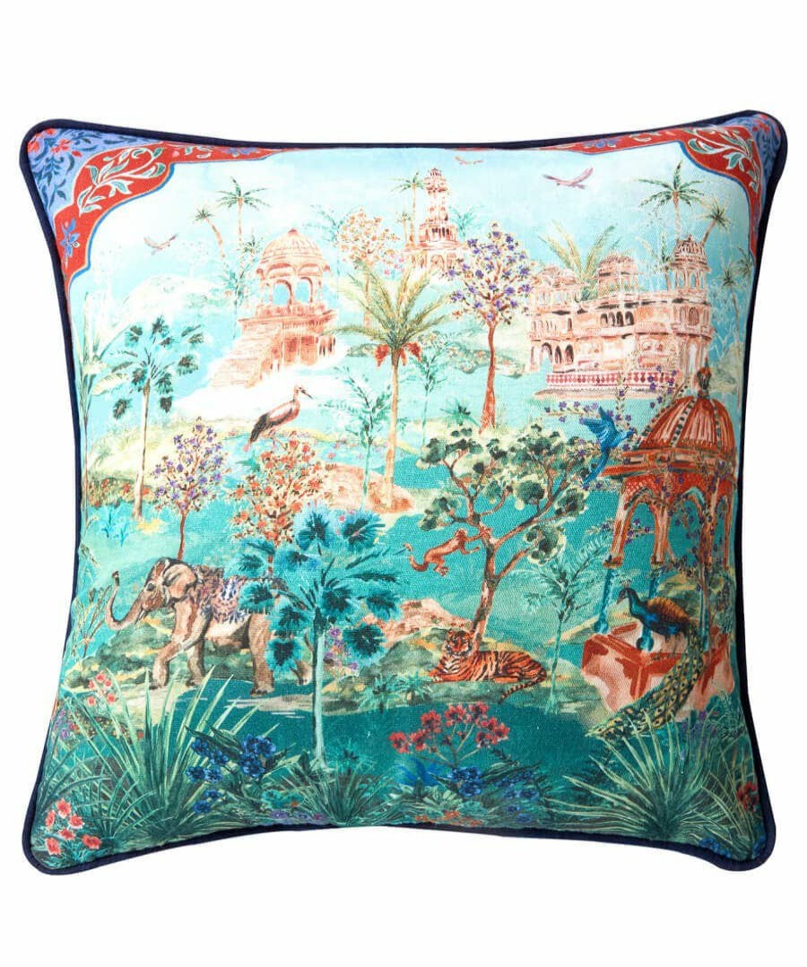 Floral Decor | Joe Browns Peaceful Pergola Scene Reversible Cushion