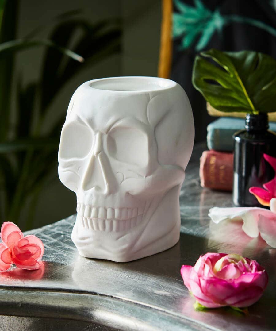 Lighting & Lamps | Joe Browns Skull Electric Wax Melter