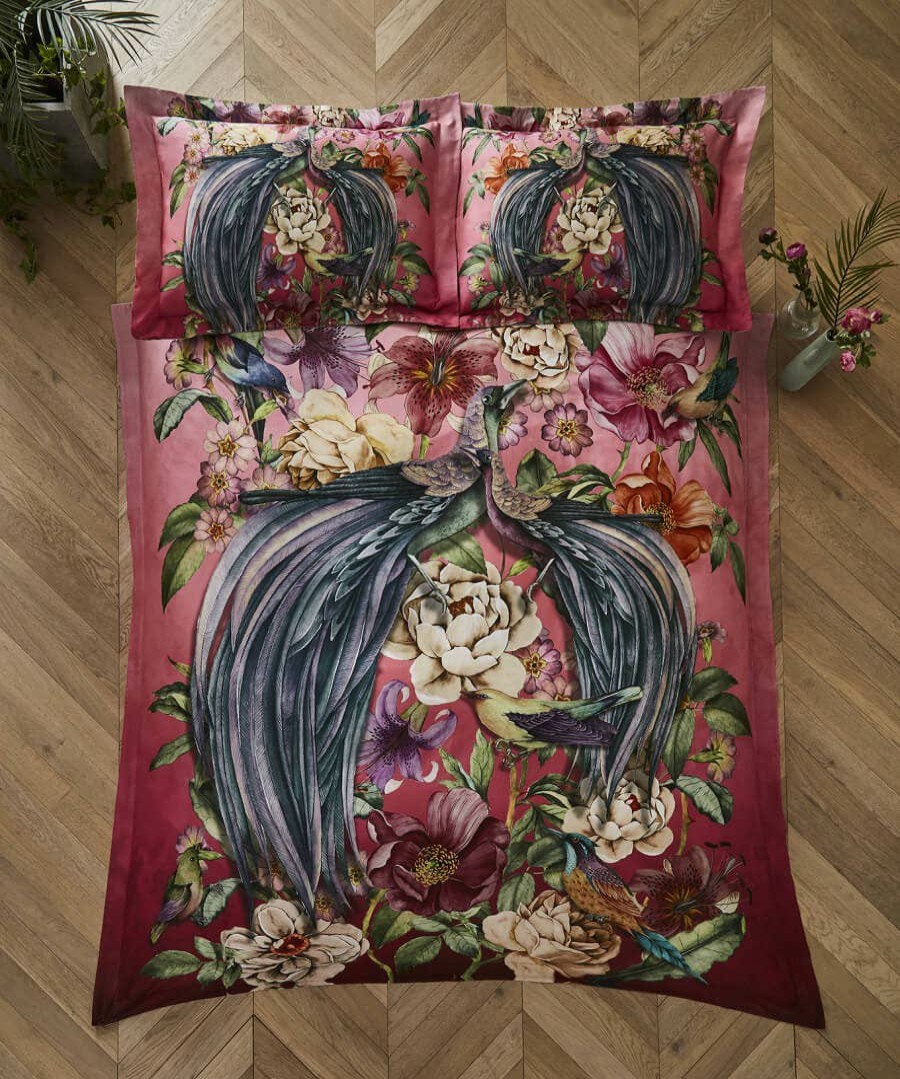 Floral Decor | Joe Browns Peacock Plumage Reversible Duvet Set