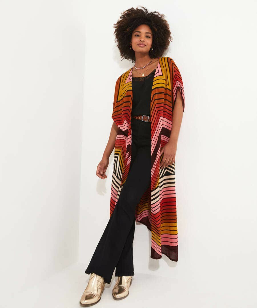 Cover Ups | Joe Browns Lizzie Longline Sleeveless Kimono