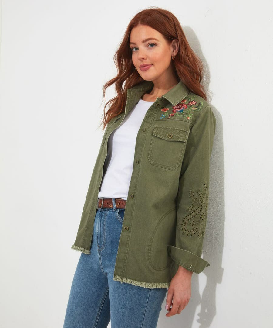 Jackets & Coats | Joe Browns Summer Dream Embroidered Boutique Shacket