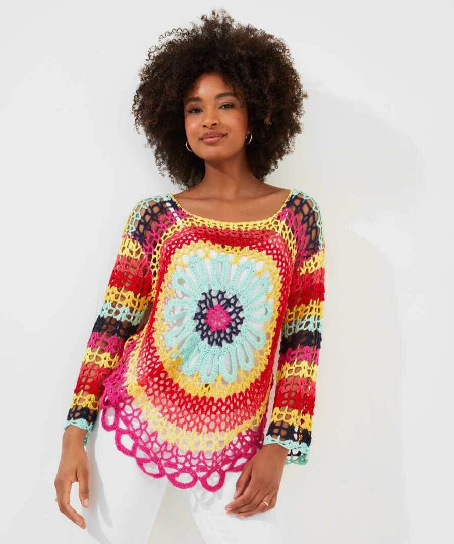 Cover Ups | Joe Browns Crochet Jumper