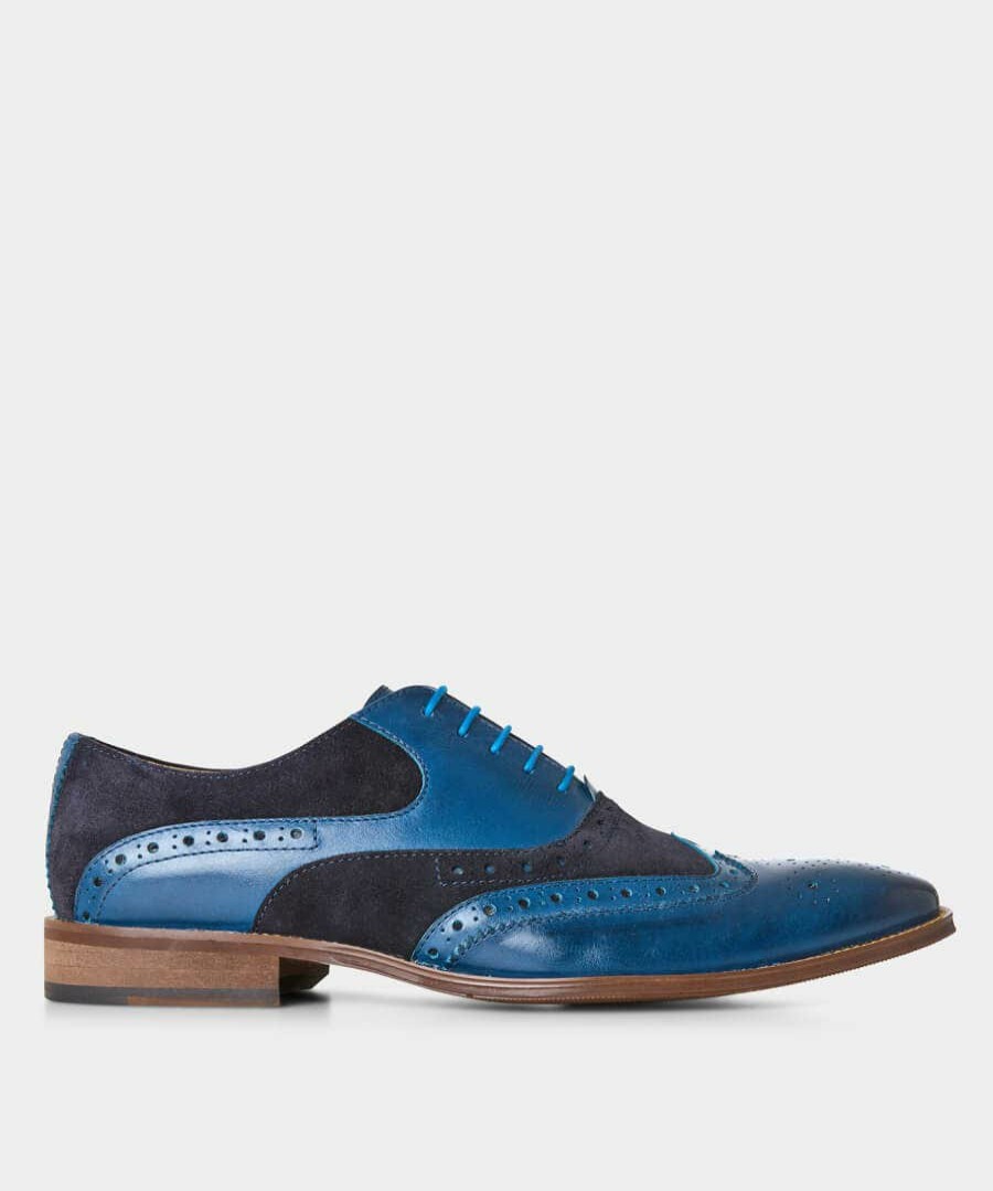 Shoes | Joe Browns Statement Blue Leather Brogues