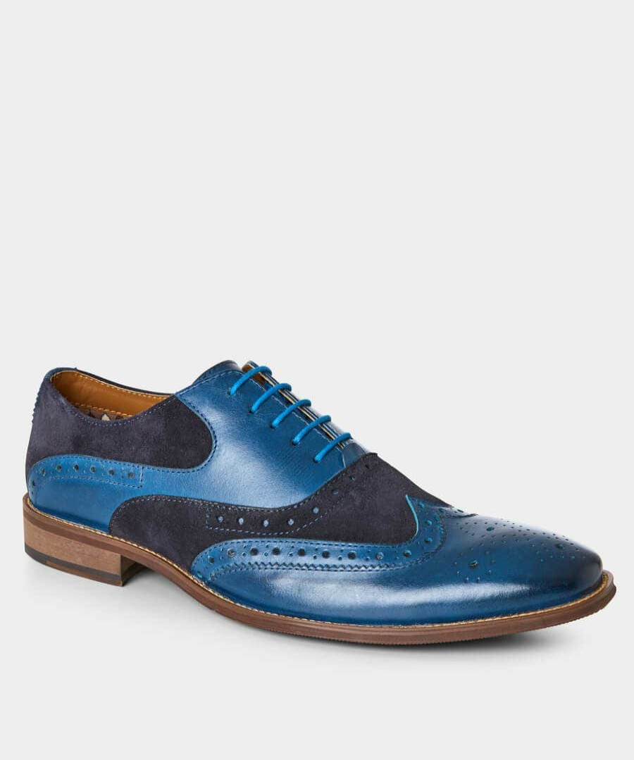 Shoes | Joe Browns Statement Blue Leather Brogues