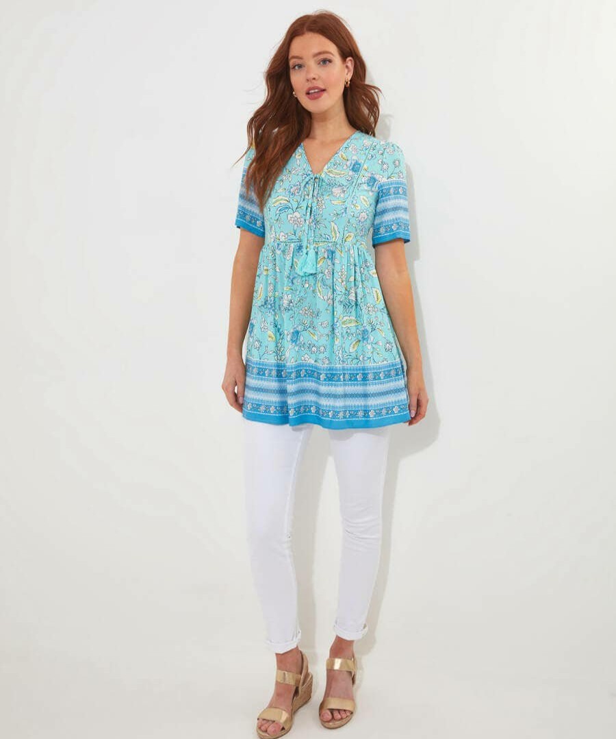 Tops, Tunics & Blouses | Joe Browns Heidi Blue Printed Tunic