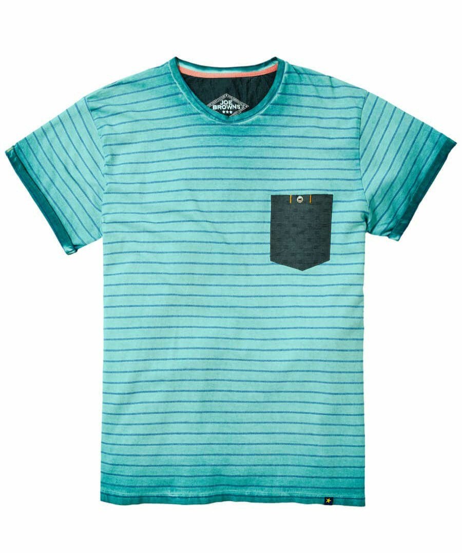 T-Shirts & Tops | Joe Browns Striped Customised Tee