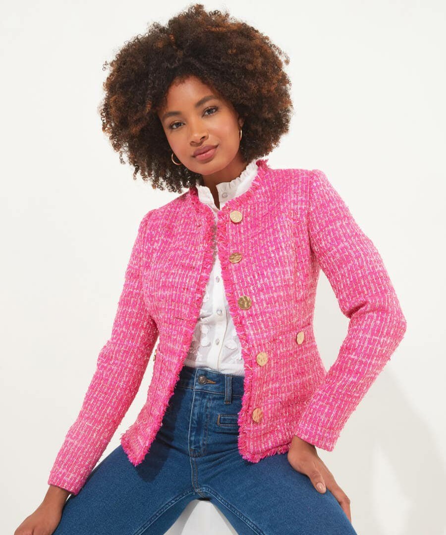 Tailoring | Joe Browns Rose Button Front Jacket