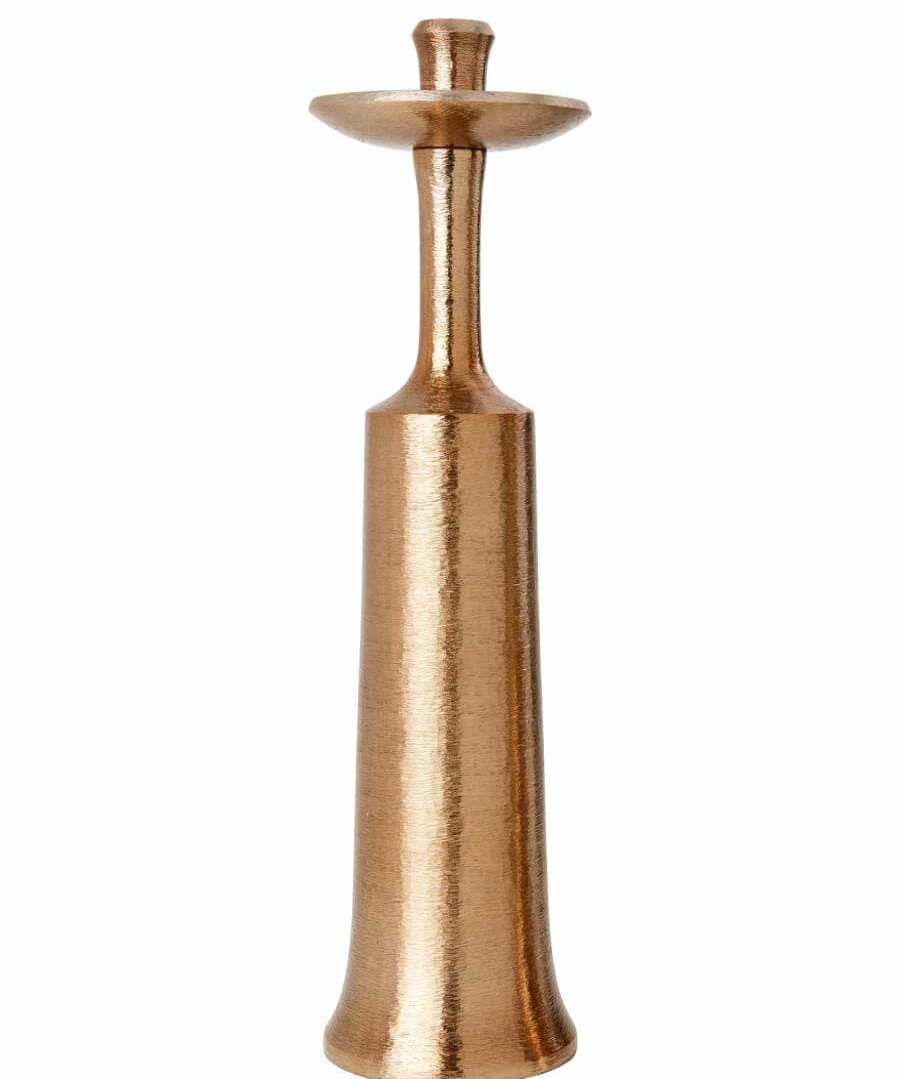 Home Accessories | Joe Browns Top Hat Textured Bronze Candle Holder