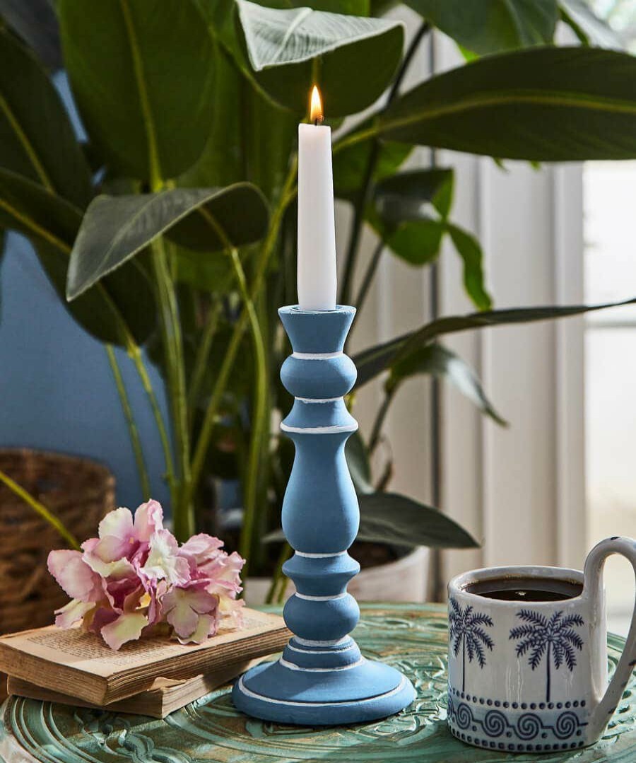 Home Accessories | Joe Browns Brilliant Blue Candlestick Holder