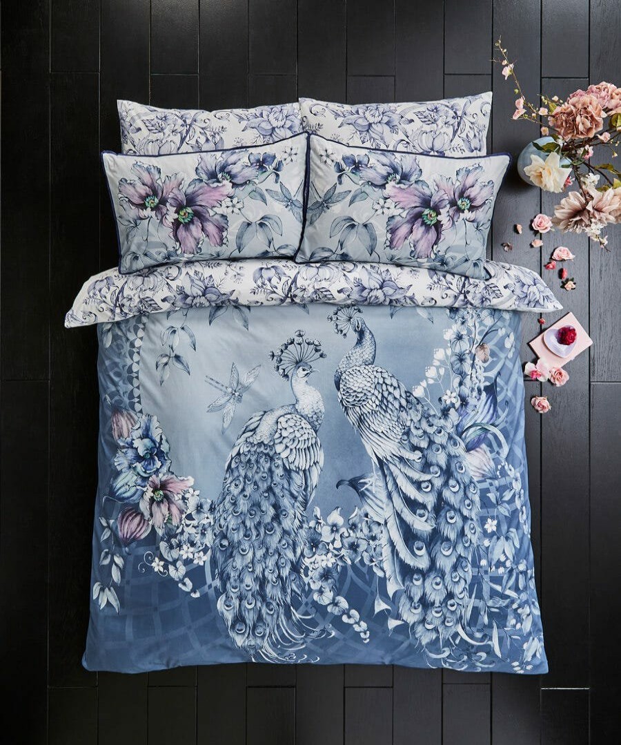 Floral Decor | Joe Browns Poised Peacocks Reversible Duvet Set