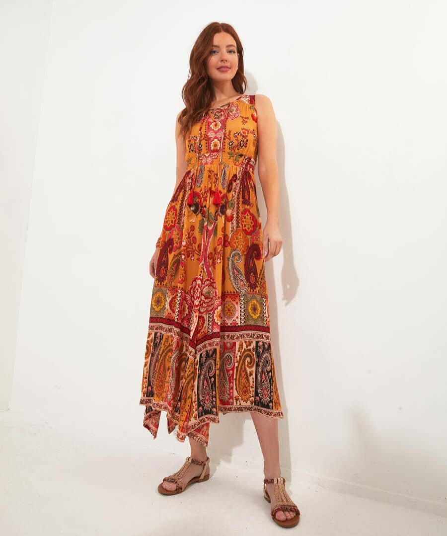 Dresses | Joe Browns Stunning Scarf Print Dress