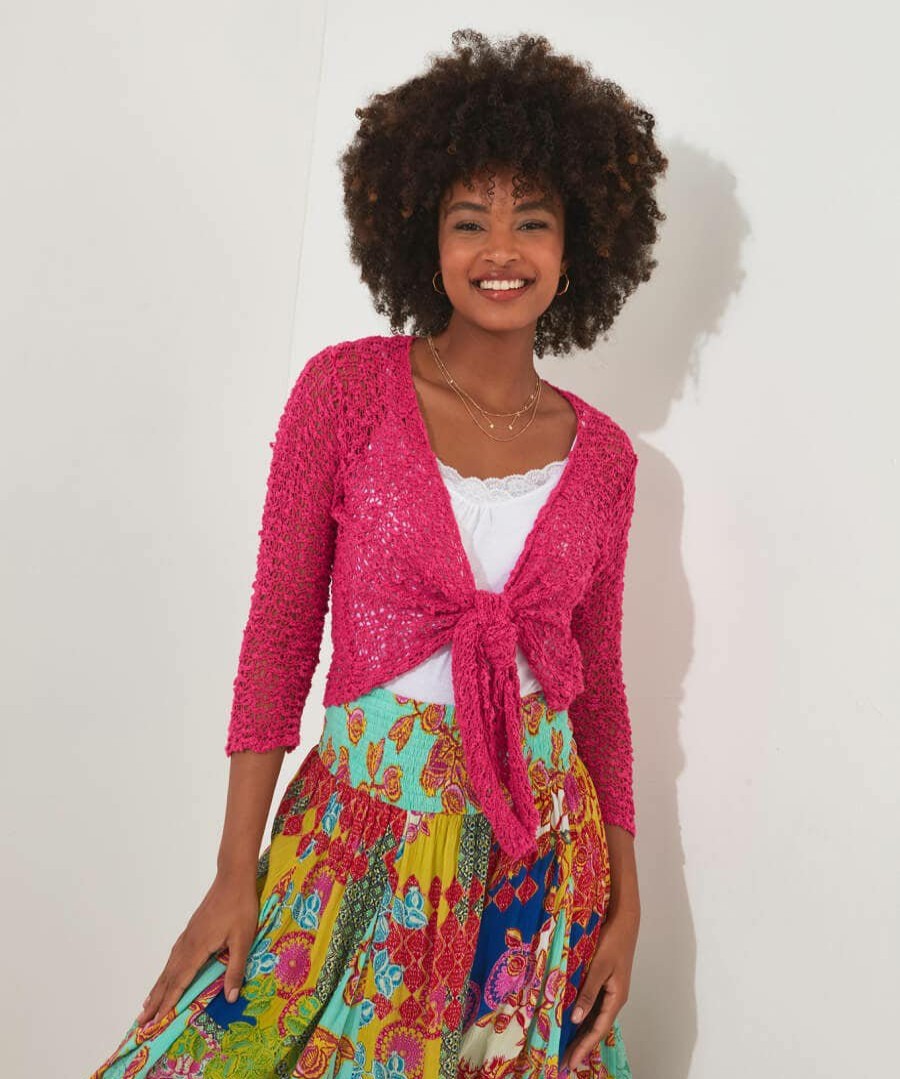 Cover Ups | Joe Browns Fresh And Fancy Popcorn Cardigan