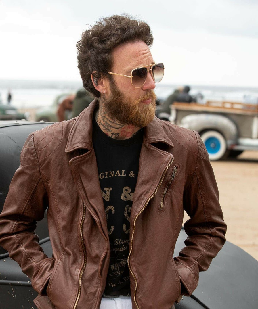 Leather Jackets | Joe Browns Burner Leather Jacket