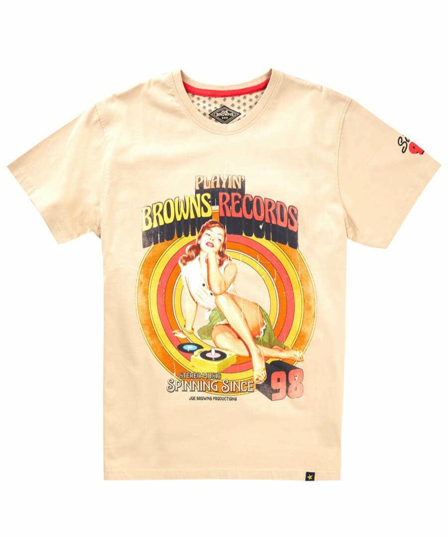 T-Shirts & Tops | Joe Browns Browns Records Tee