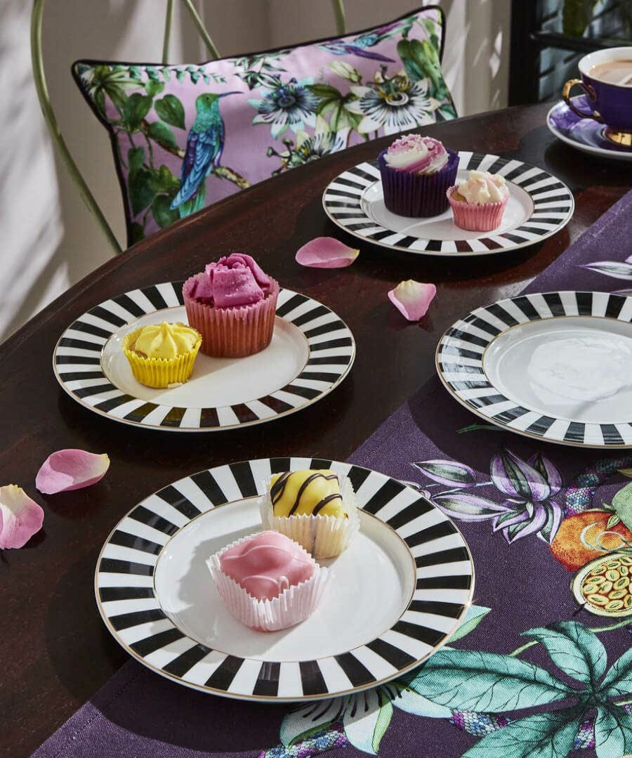 Kitchenware & Dining | Joe Browns Bombay Duck Sophisticated Stripe Tea Plates