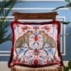 Animal Decor | Joe Browns Luxe Leopard Floral Reversible Cushion