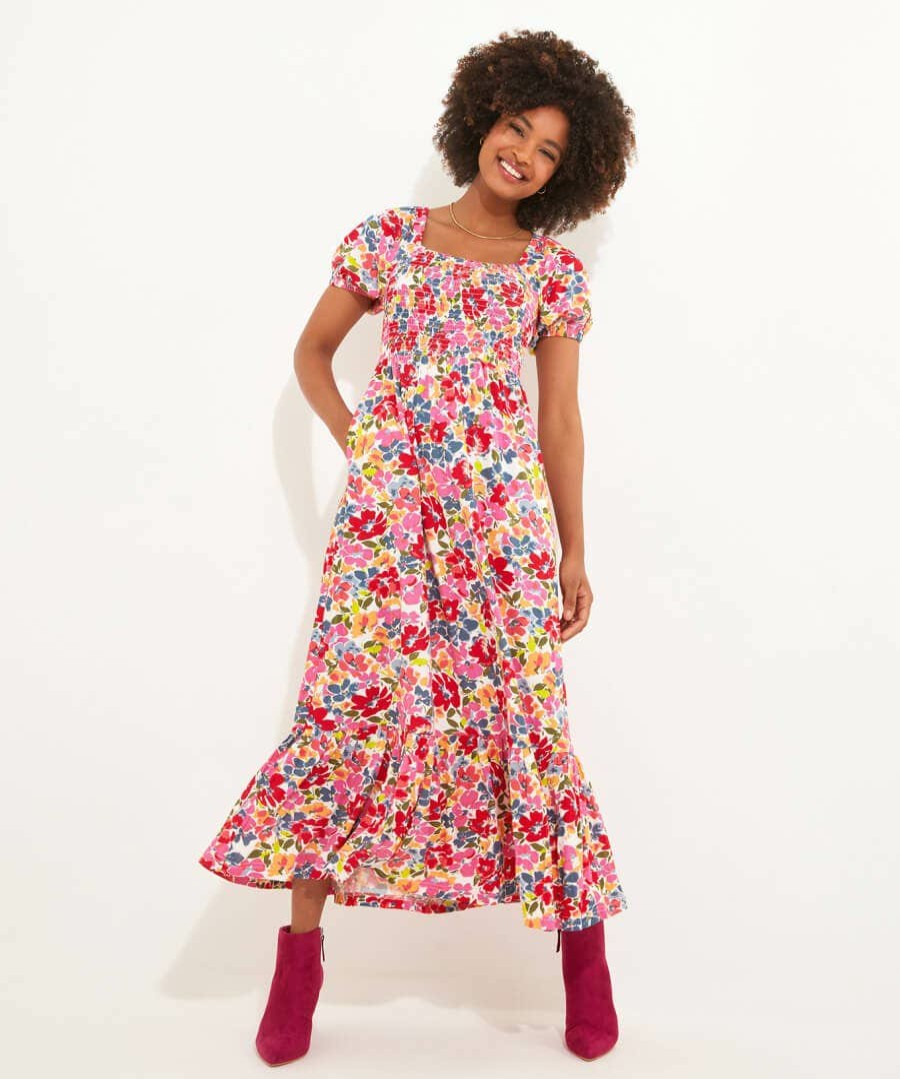 Shop Petite | Joe Browns Blossom Shirred Jersey Dress