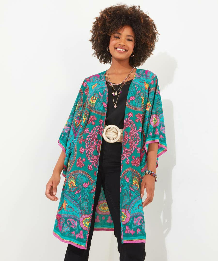 Cover Ups | Joe Browns Tallulah Printed Kimono