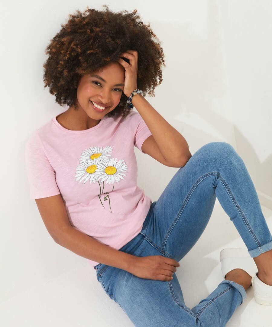 Tops, Tunics & Blouses | Joe Browns Daisy Daisy Graphic Tee