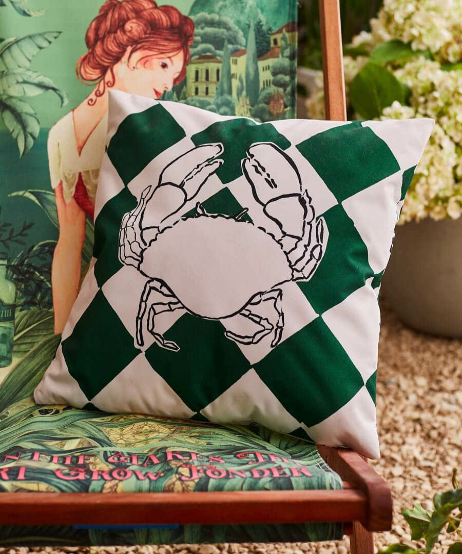 Animal Decor | Joe Browns Checkerboard Reversible Garden Cushion