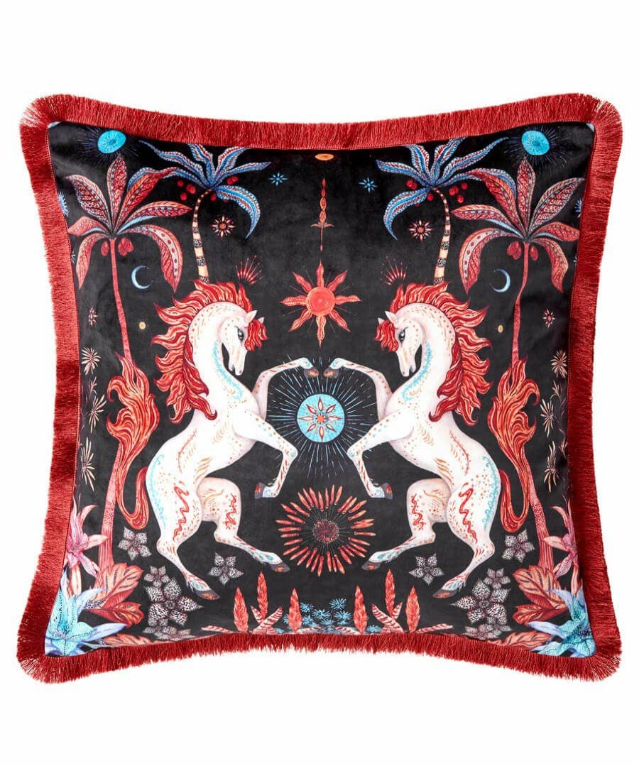 Animal Decor | Joe Browns Hypnotic Horses Reversible Cushion