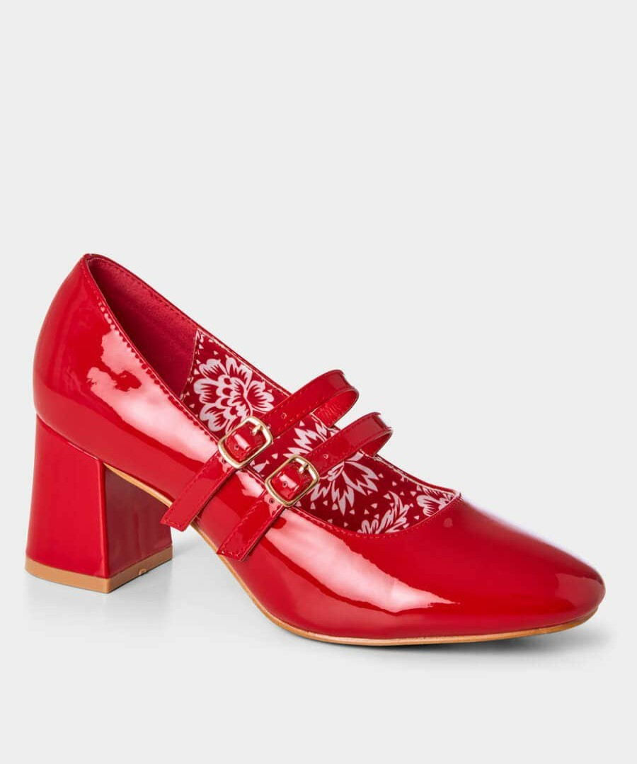 Heels | Joe Browns Cafe De Flore Patent Shoes