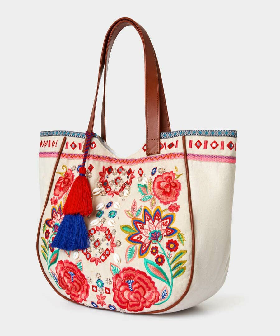 Handbags & Purses | Joe Browns Tropical Shores Embroidered Bag