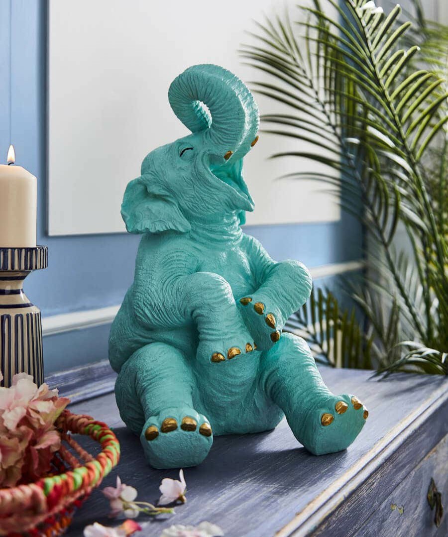 Animal Decor | Joe Browns Enchanting Laughing Elephant Figure