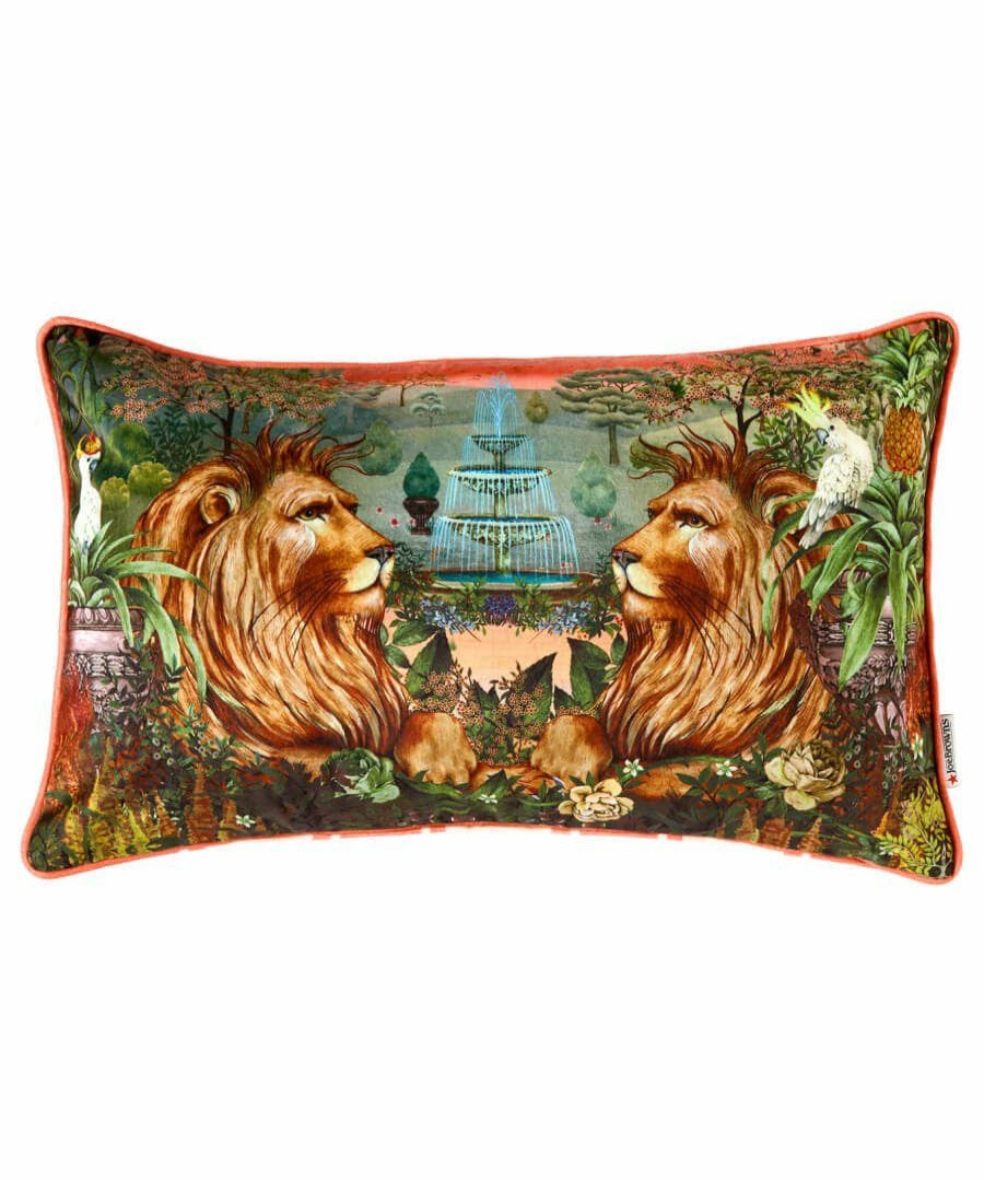 Cushions & Throws | Joe Browns Regal Lion Reversible Boudoir Cushion