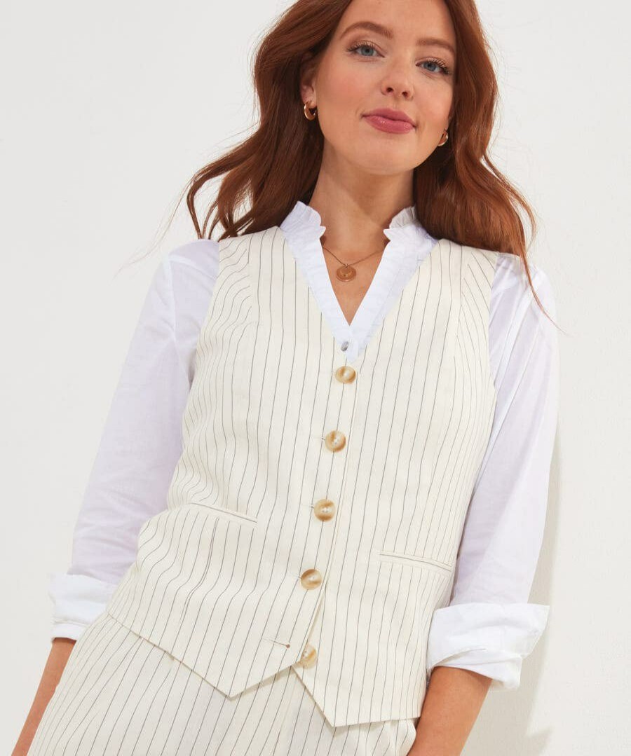 Tailoring | Joe Browns Bianca Pinstripe Waistcoat