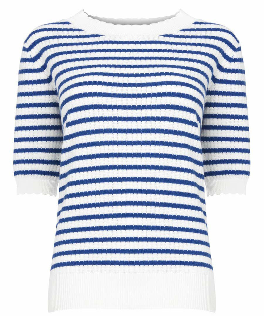 Tailoring | Joe Browns Jolie Stripe Short Sleeve Knit Top