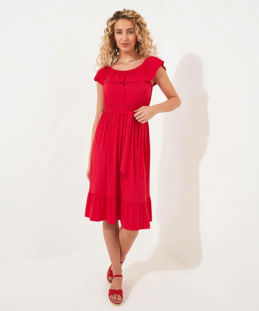 Dresses | Joe Browns Beautiful Bardot Plain Jersey Dress