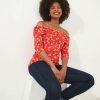 Tops, Tunics & Blouses | Joe Browns Ditsy Daisy Bardot Jersey Top