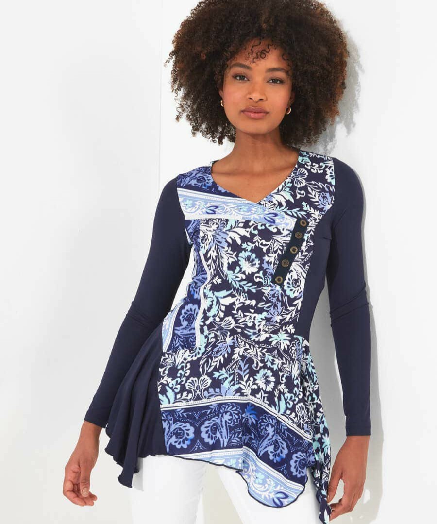 Tops, Tunics & Blouses | Joe Browns Moroccan Blue Tunic