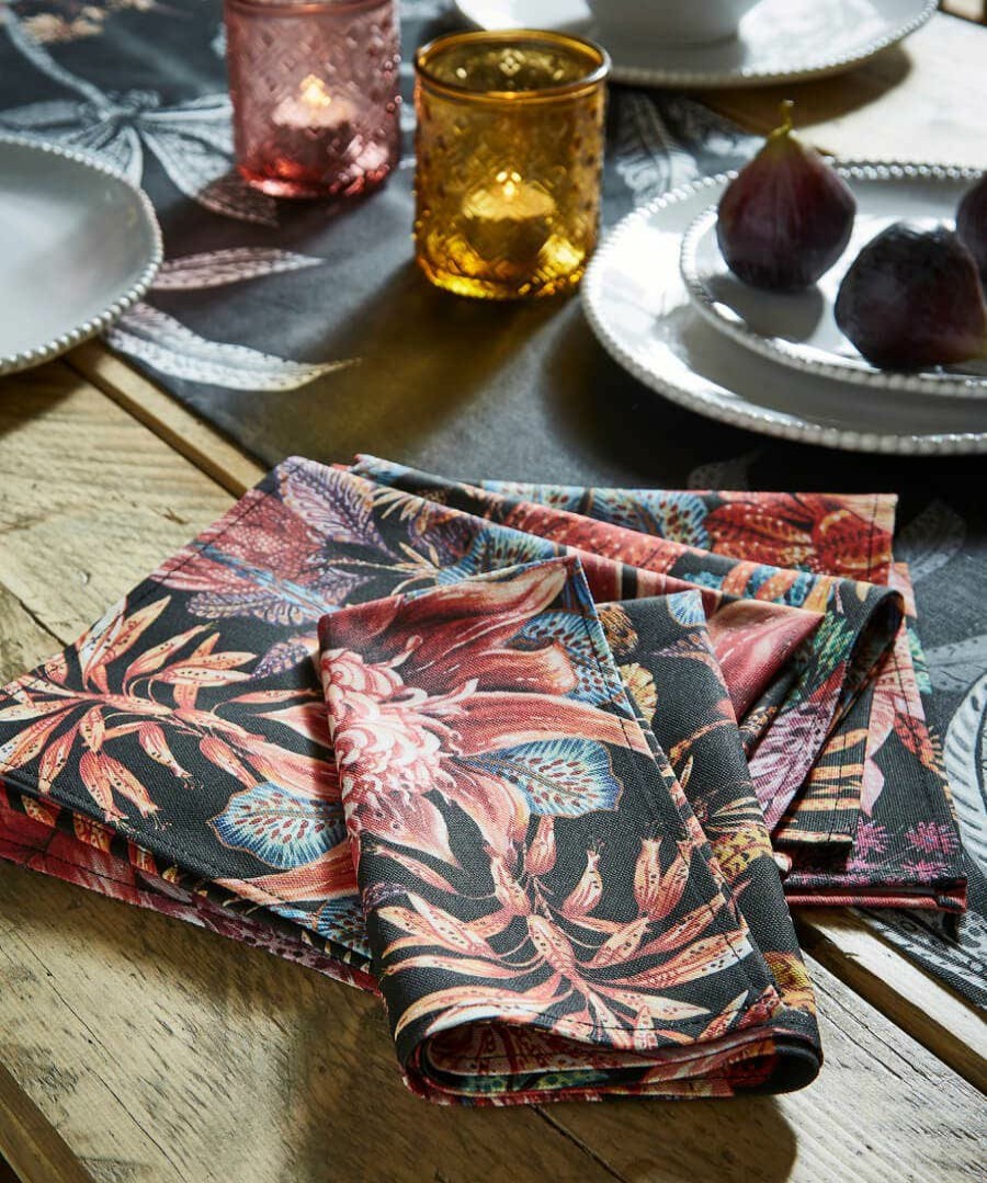 Kitchenware & Dining | Joe Browns Pack Of 4 Fantastically Floral Cotton Napkins