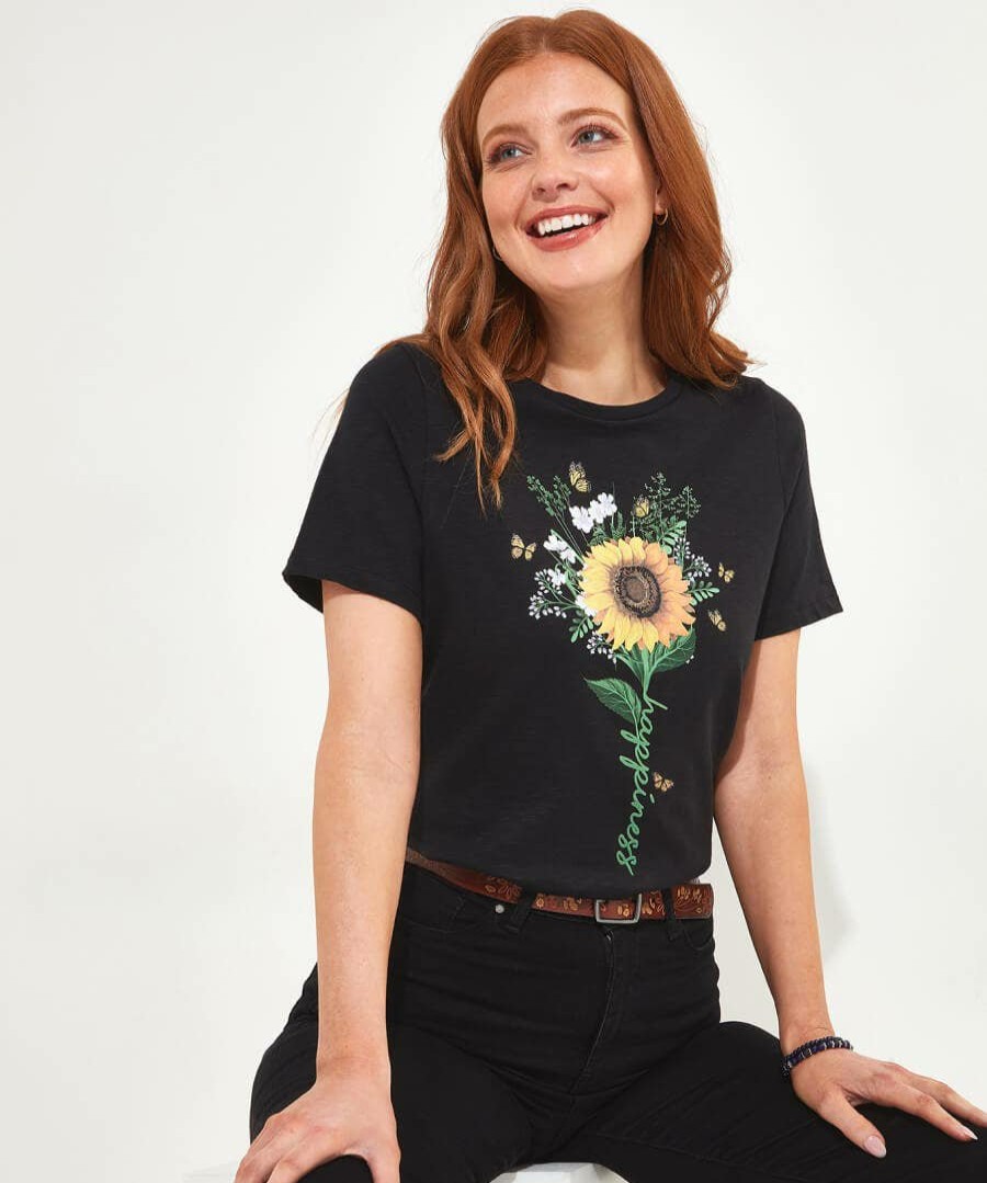 Tops, Tunics & Blouses | Joe Browns Happiness Graphic Tee