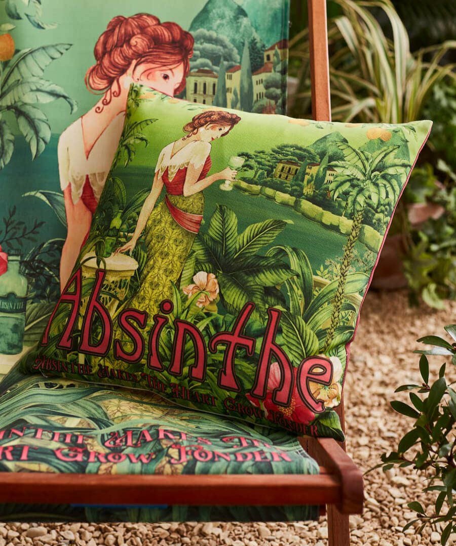 Floral Decor | Joe Browns Lady Absinthe Reversible Garden Cushion