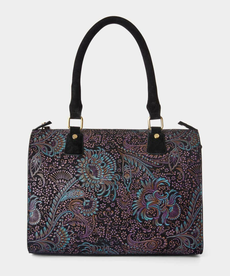 Handbags & Purses | Joe Browns Carmen Print Suede Weekender Bag