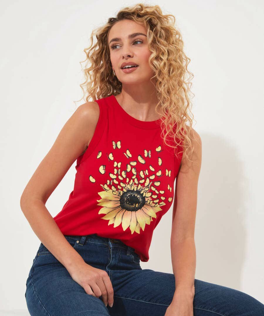 Tops, Tunics & Blouses | Joe Browns Summer Sunflower Vest