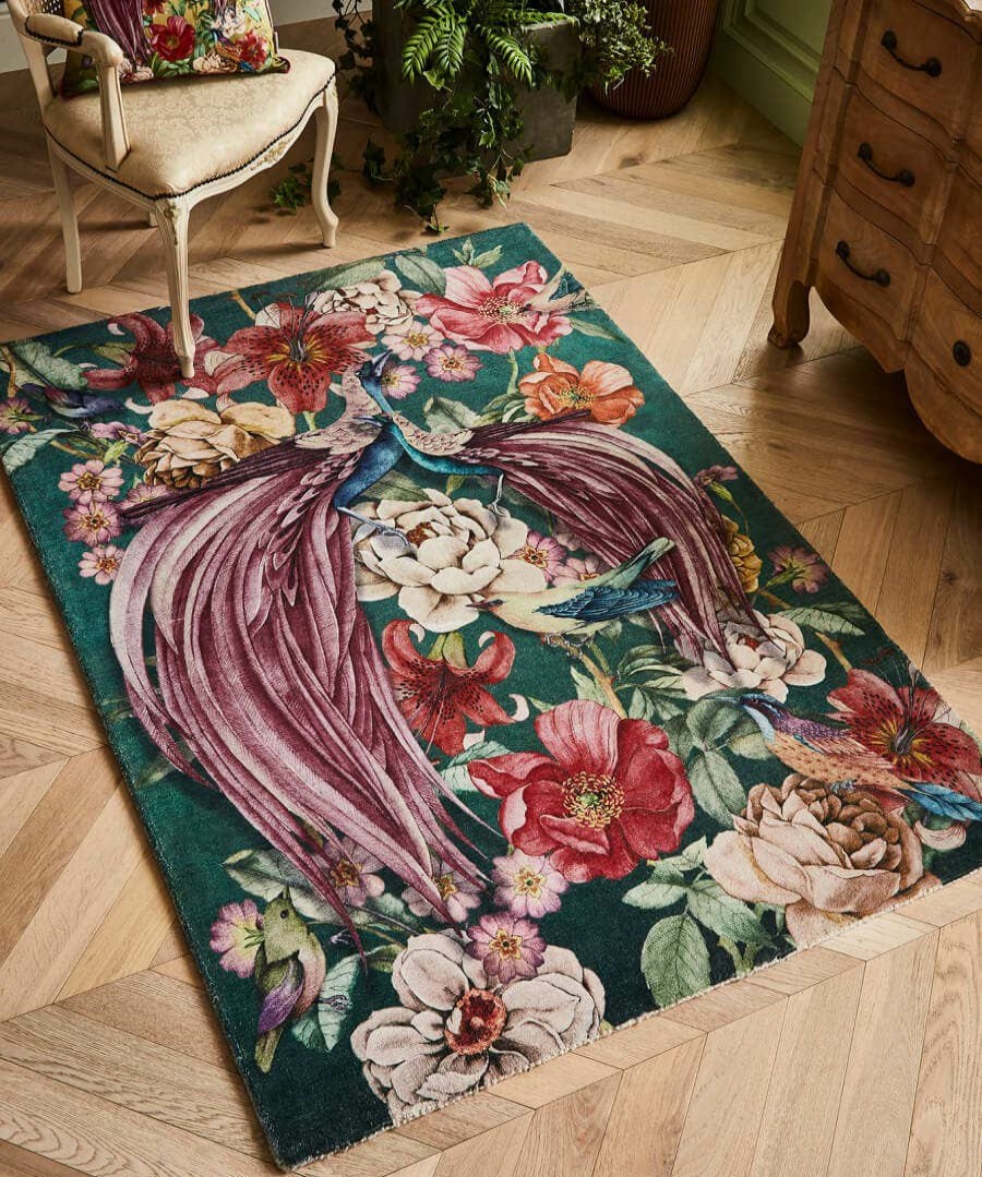 Rugs | Joe Browns Victorian Garden Room Bird Rug