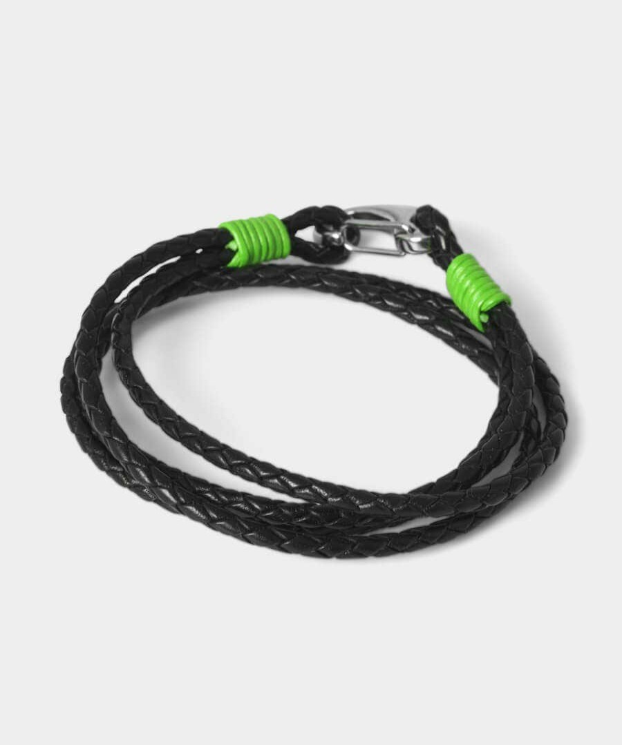 Accessories & Jewellery | Joe Browns A Dash Of Lime Premium Leather Bracelet