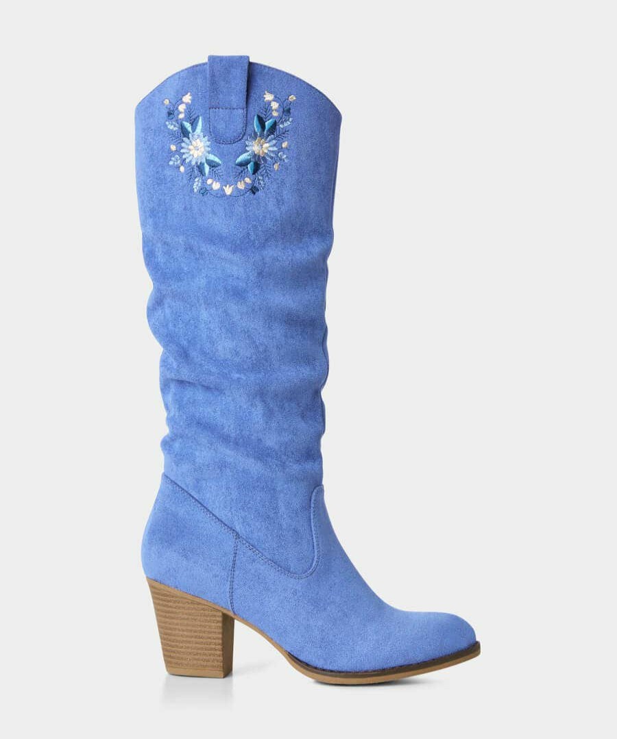 Boots | Joe Browns The Blue Tall Slouch Boots