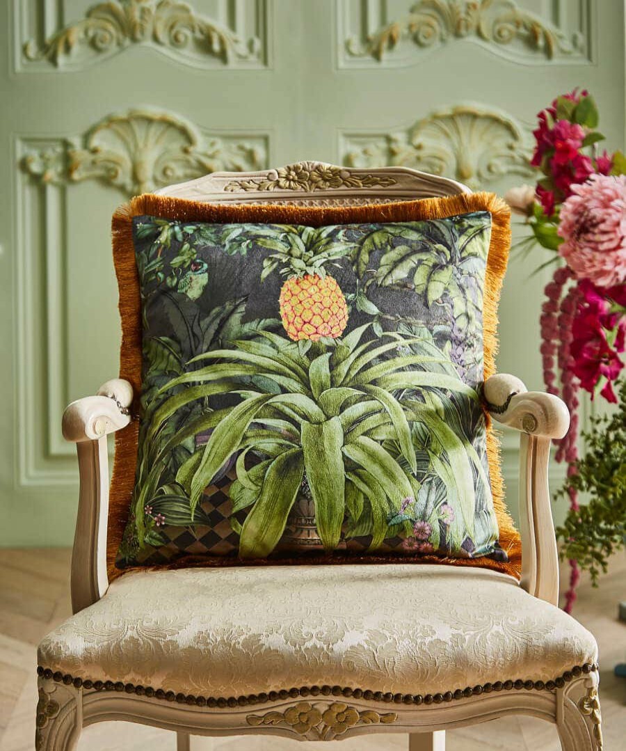 Floral Decor | Joe Browns Perfect Pineapple Reversible Cushion