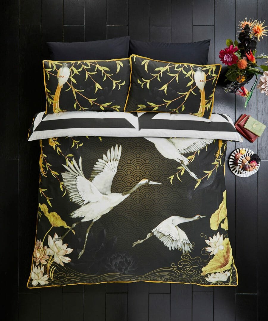 Floral Decor | Joe Browns Candescent Cranes Reversible Duvet Set