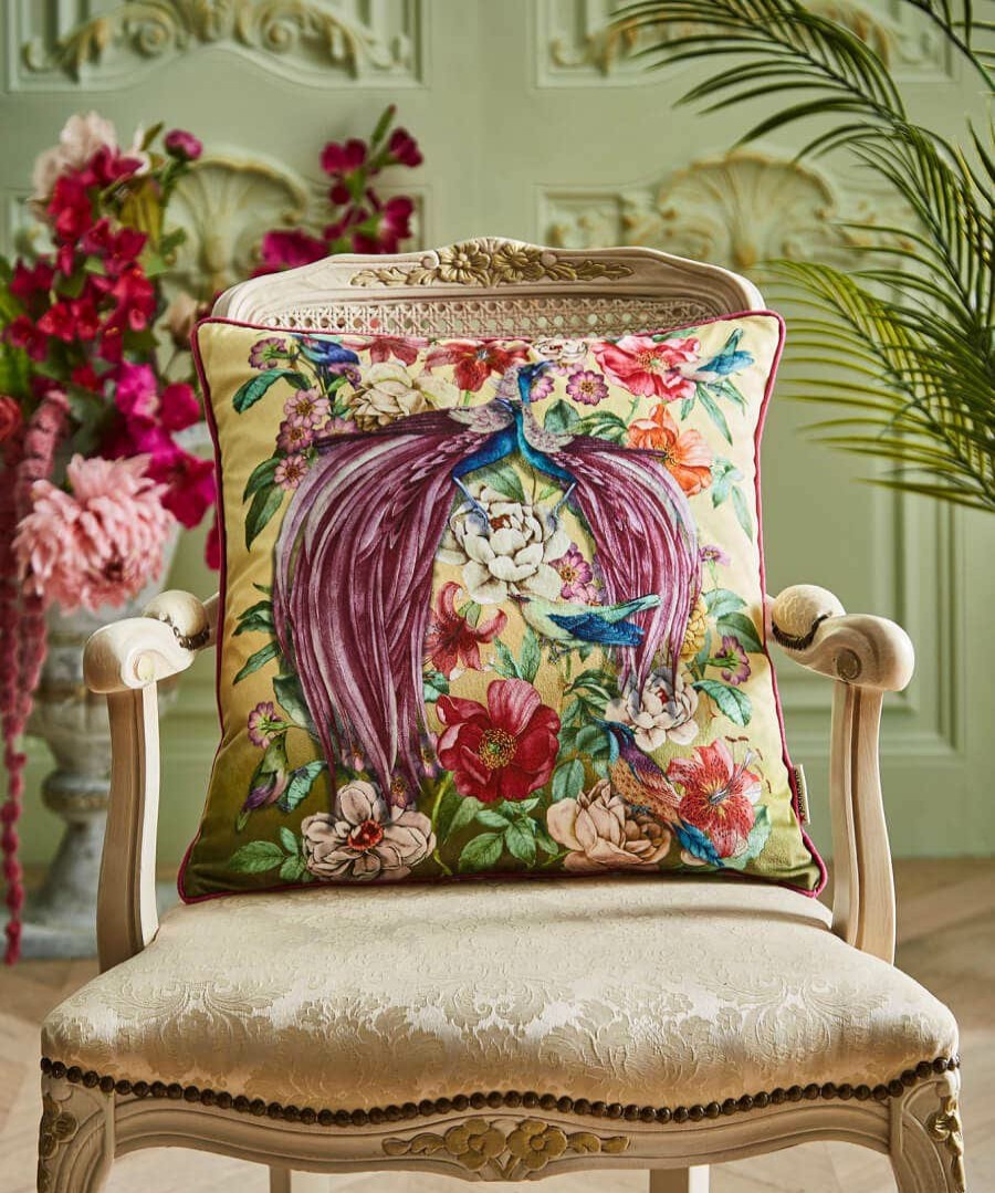 Floral Decor | Joe Browns Peacock Plumage Reversible Cushion