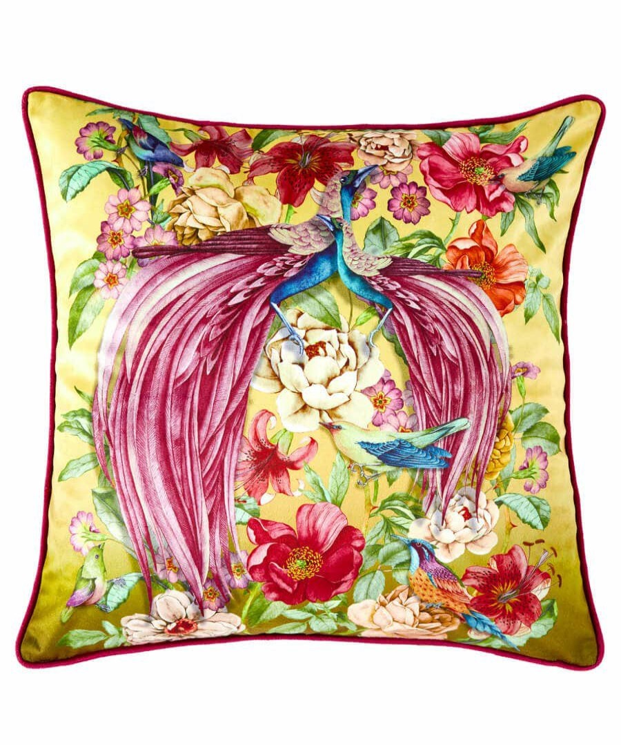 Floral Decor | Joe Browns Peacock Plumage Reversible Cushion