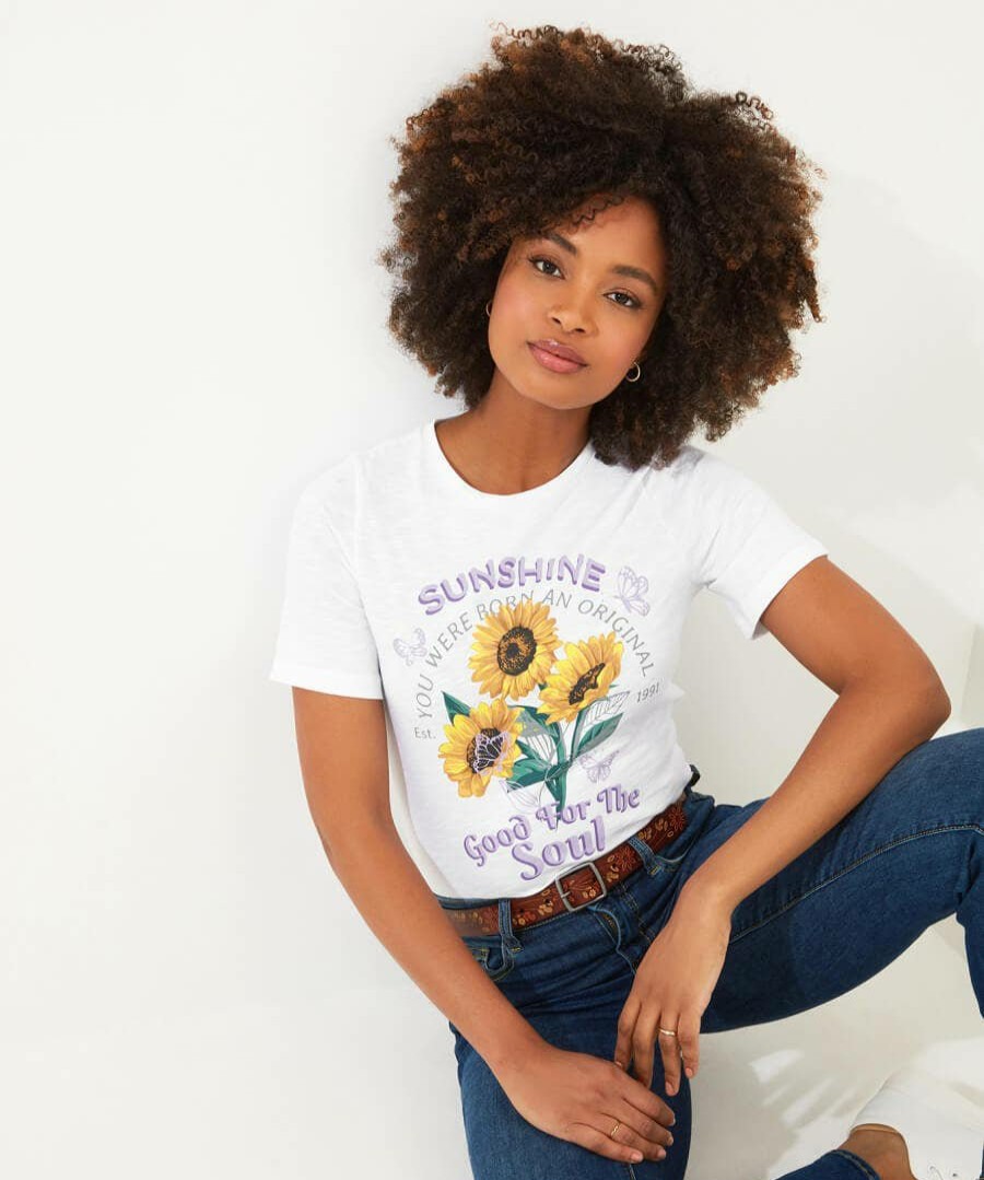 Tops, Tunics & Blouses | Joe Browns Sunshine Soul Graphic Tee