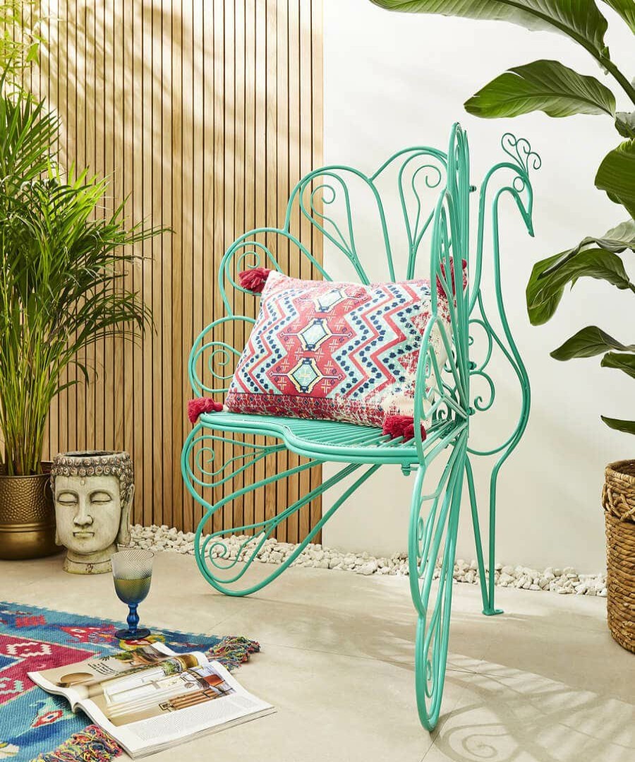 Furniture & Storage | Joe Browns Remarkable Metal Peacock Chair