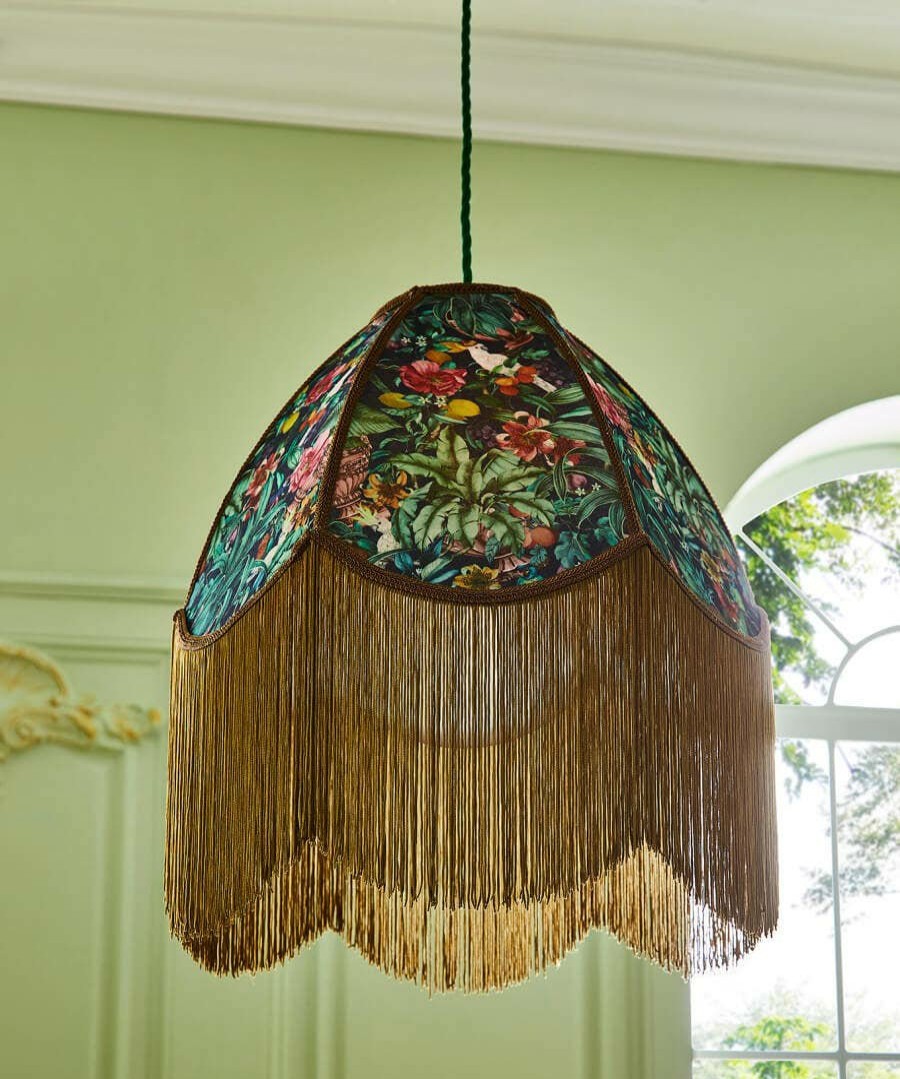 Floral Decor | Joe Browns Victorian Garden Room Tassel Pendant Shade