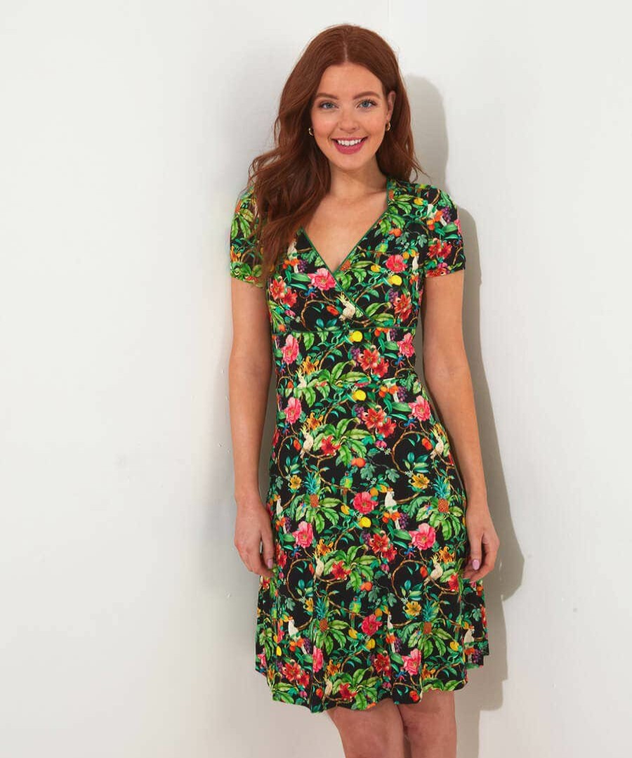 Dresses | Joe Browns Pretty Parrot Jersey Dress